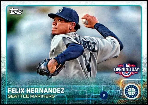 2015 Topps Opening Day #186 Felix Hernandez NM-MT Mariners ID:22221 - Baseball Card Single