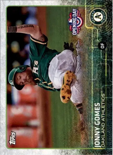 Jonny Gomes baseball card from 2015 Topps Opening Day Athletics collection