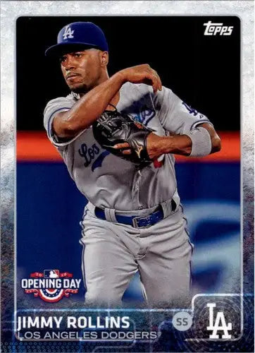 2015 Topps Opening Day #75 Jimmy Rollins NM-MT Dodgers ID:3955 - Baseball Card Single