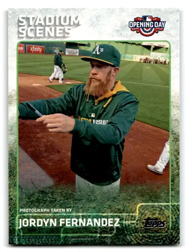 2015 Topps Opening Day Stadium Scenes #STA-JF Jordyn Fernandez NM-MT At ID:71067 - Baseball Card Single