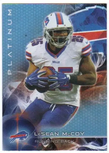 Original gloss 2015 Topps Platinum LeSean McCoy Buffalo Bills trading card image
