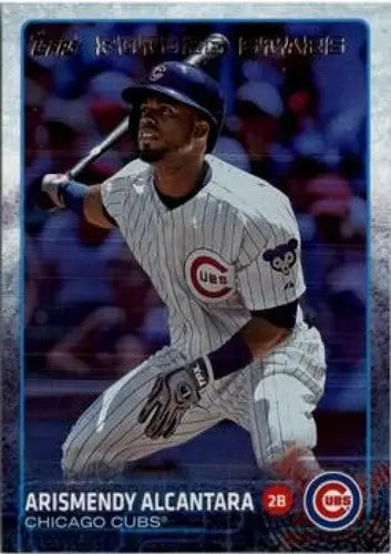Arismendy Alcantara baseball card from 2015 Topps Rainbow Foil Cubs Future Star series