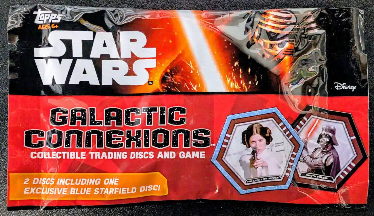 2015 Topps Star Wars Galactic Connexions Trading Discs Pack - Star Wars Card Pack