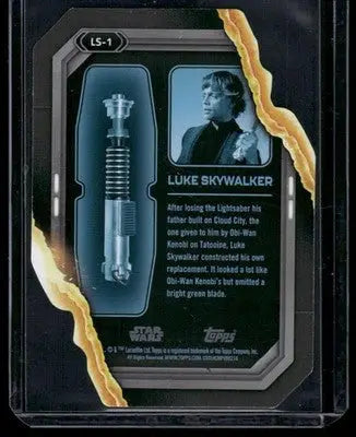 2015 Topps Star Wars Luke Skywalker #LS-1 - Star Wars Card Single