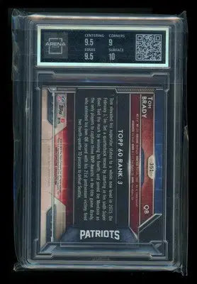 2015 Topps Tom Brady #351 Football Arena Club 9.5 - Football Card Single