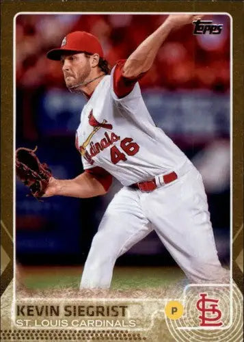 Baseball card 2015 Topps Update Gold US56 Kevin Siegrist Cardinals NM-MT