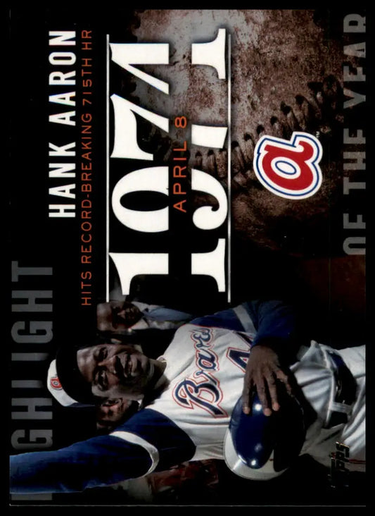 2015 Topps Update - Highlight of the Year Complete Your Set You Choose Pick NM - H-76 Hank Aaron - Baseball Card Single