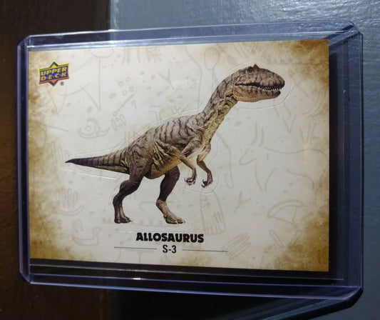 2015 Upper Deck Dinosaurs Allosaurus #S-3 Trading Sticker Card - Non-Sports Card Single