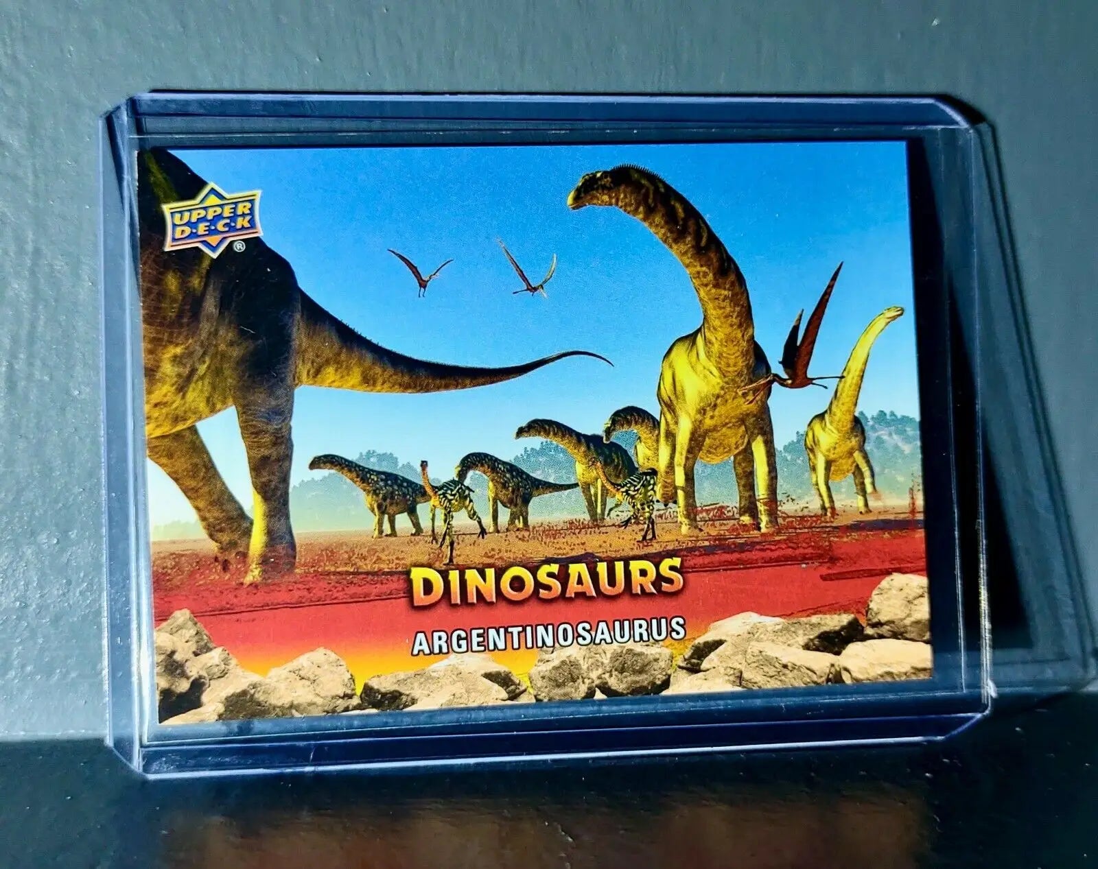 2015 Upper Deck Dinosaurs Argentinosaurus Extinction Red Parallel #2 Card - Non-Sports Card Single