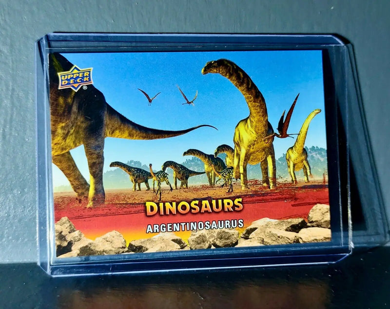 2015 Upper Deck Dinosaurs Argentinosaurus Extinction Red Parallel #2 Card - Non-Sports Card Single