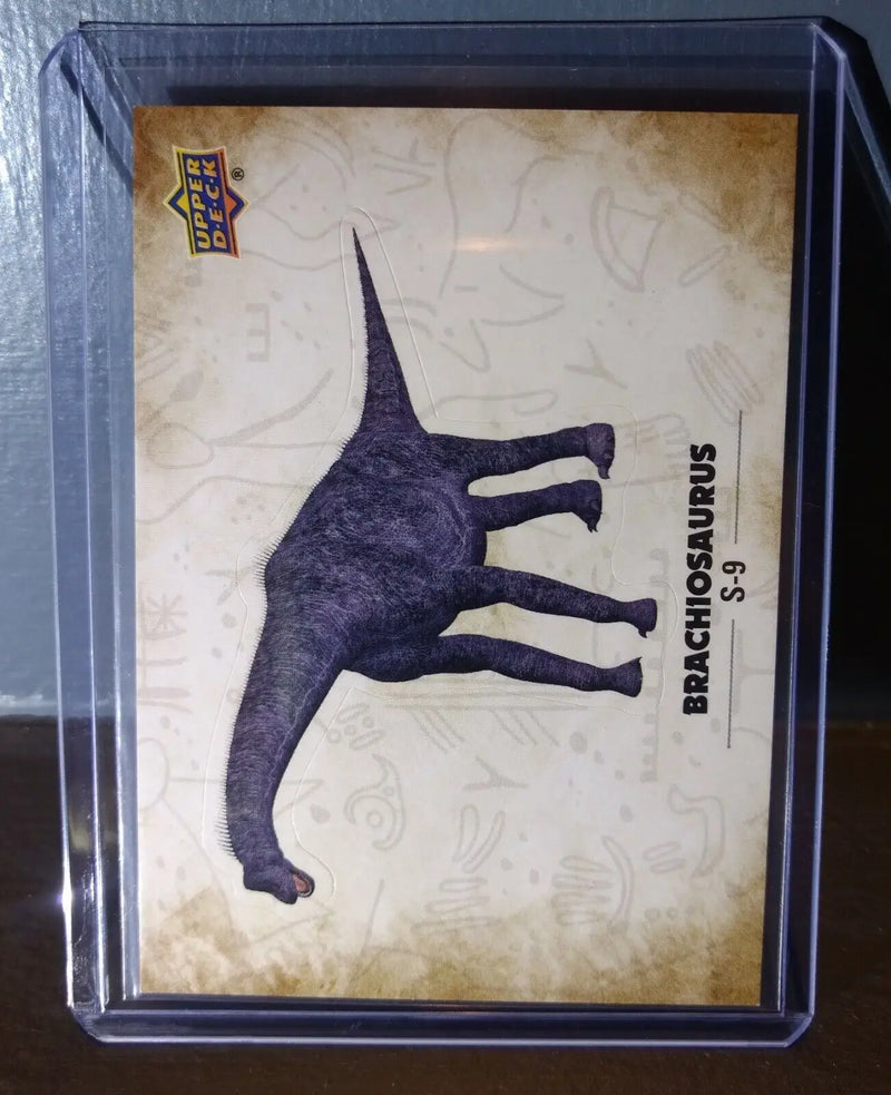 2015 Upper Deck Dinosaurs Brachiosaurus #S-9 Trading Sticker Card - Non-Sports Card Single