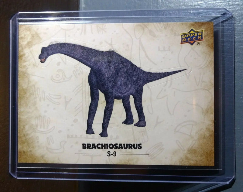 2015 Upper Deck Dinosaurs Brachiosaurus #S-9 Trading Sticker Card - Non-Sports Card Single