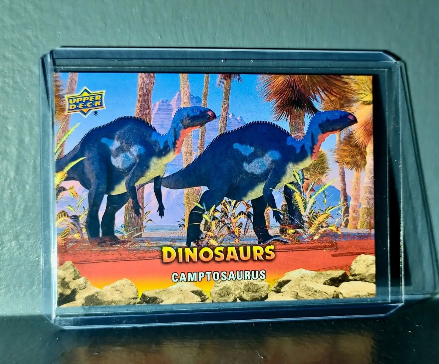 2015 Upper Deck Dinosaurs Camptosaurus Extinction Red Parallel #42 Card - Non-Sports Card Single
