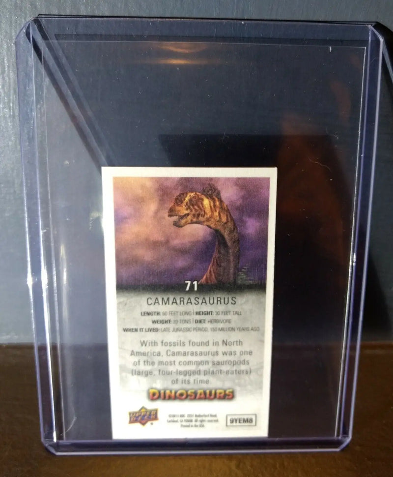 2015 Upper Deck Dinosaurs Canvas Mini Camarasaurus #71 Trading Card - Non-Sports Card Single