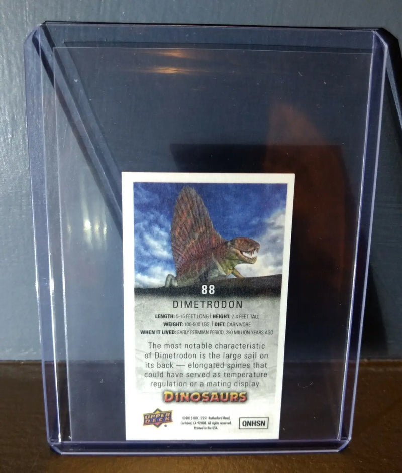 2015 Upper Deck Dinosaurs Canvas Mini Dimetrodon #88 Trading Card - Non-Sports Card Single