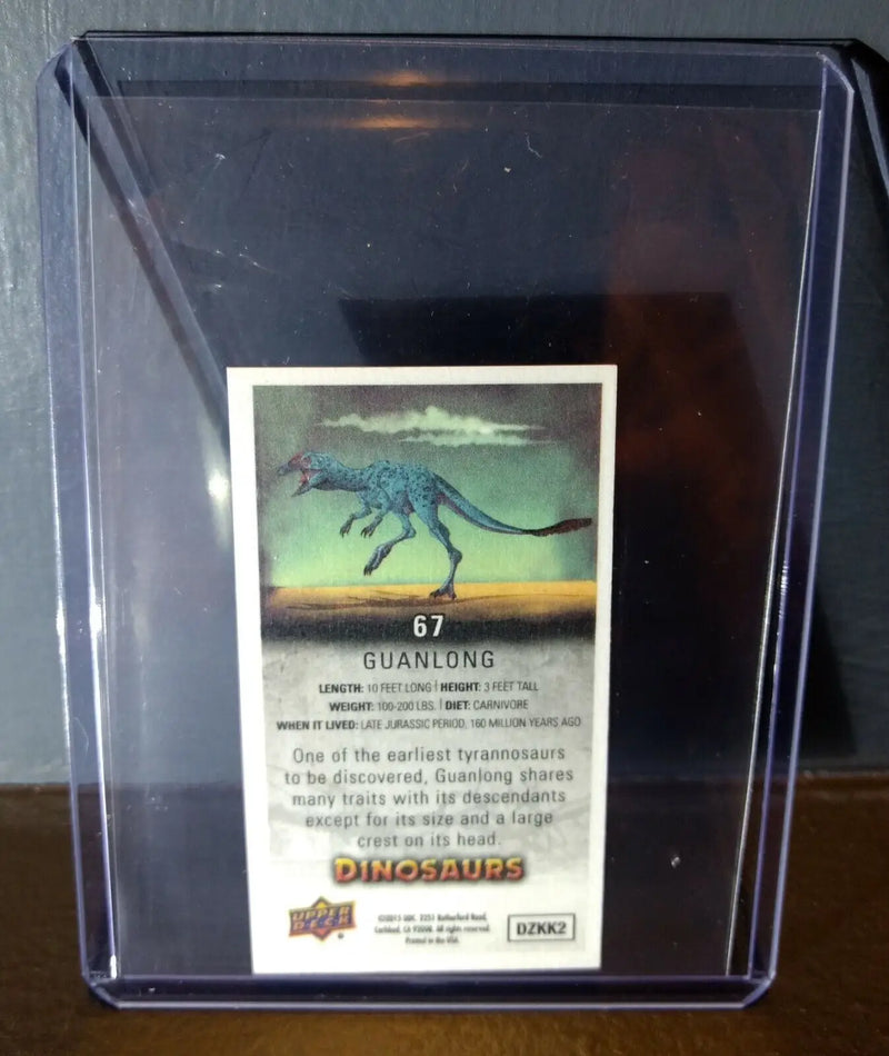 2015 Upper Deck Dinosaurs Canvas Mini Guanlong #67 Trading Card - Other