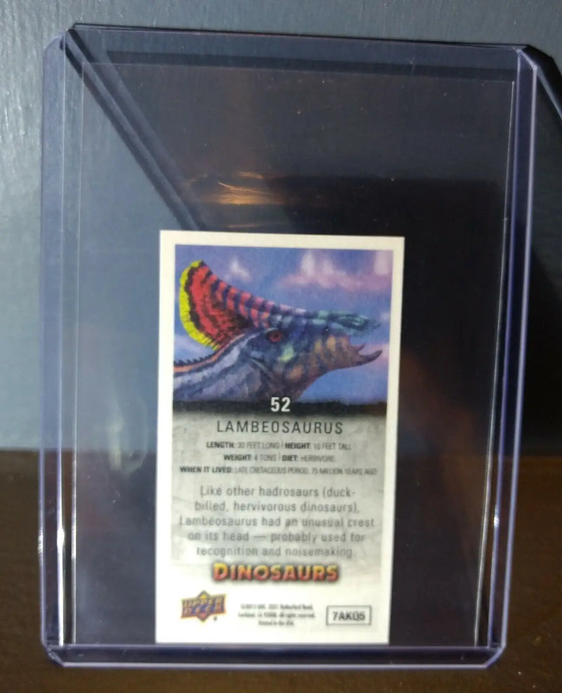 2015 Upper Deck Dinosaurs Canvas Mini Lambeosaurus #52 Trading Card - Non-Sports Card Single