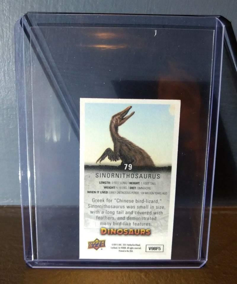 2015 Upper Deck Dinosaurs Canvas Mini Sinornithosaurus #79 Trading Card - Other
