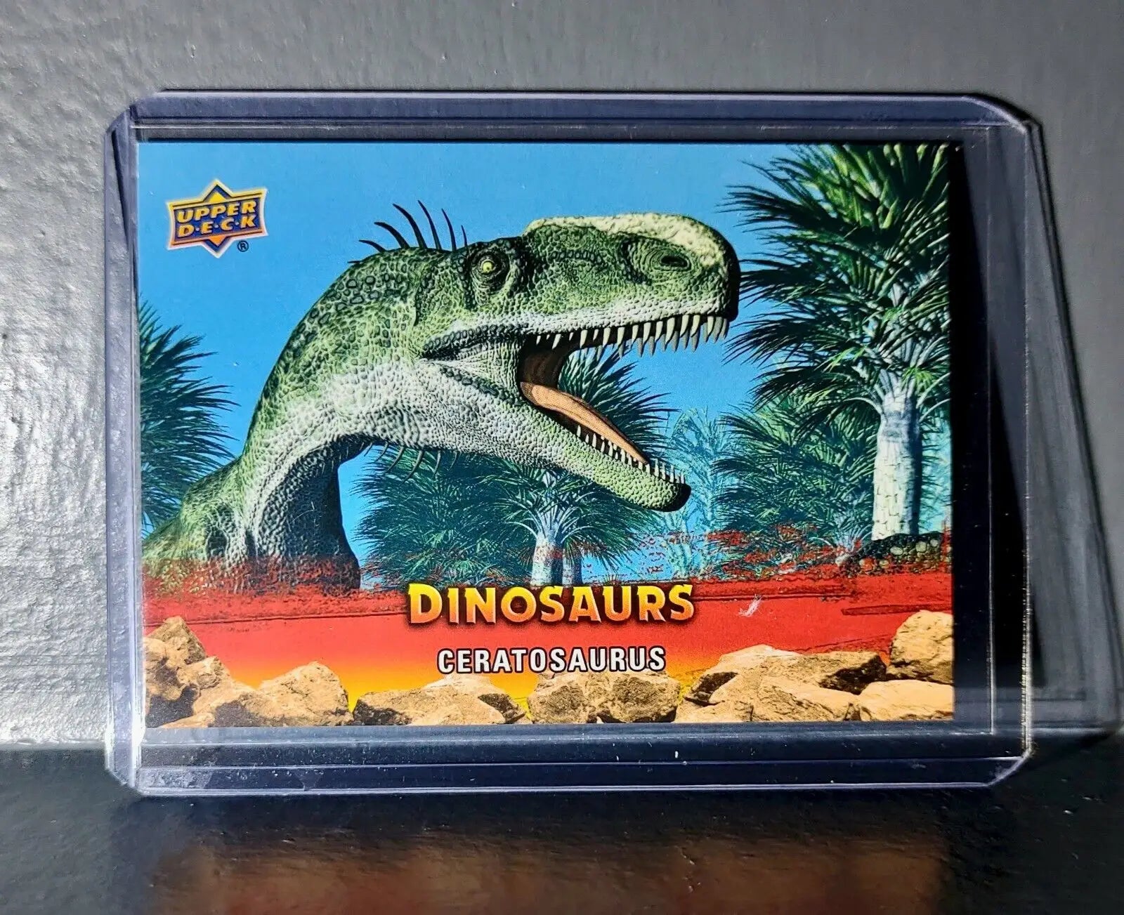 2015 Upper Deck Dinosaurs Ceratosaurus Extinction Red Parallel #66 Card - Non-Sports Card Single