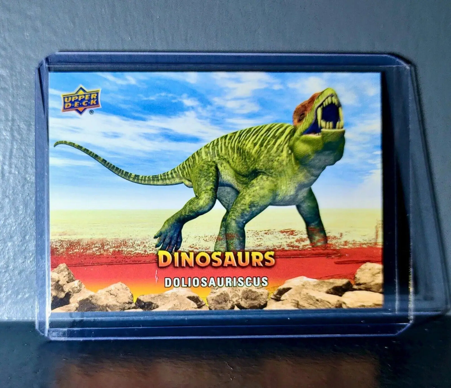2015 Upper Deck Dinosaurs Doliosauriscus Extinction Red Parallel #64 Card - Non-Sports Card Single