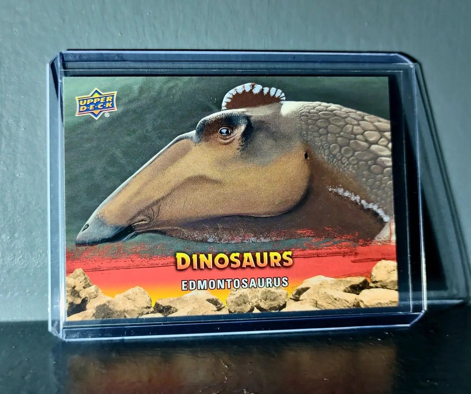 2015 Upper Deck Dinosaurs Edmontosaurus Extinction Red Parallel #34 Card - Non-Sports Card Single