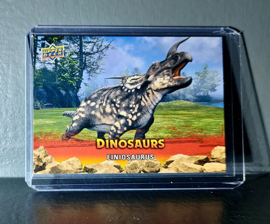 2015 Upper Deck Dinosaurs Einiosaurus Extinction Red Parallel #70 Card - Non-Sports Card Single