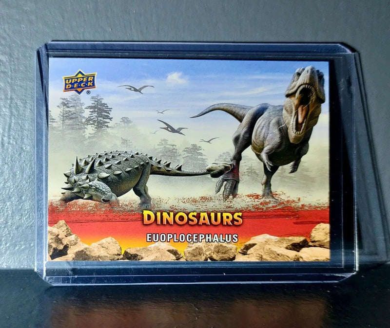 2015 Upper Deck Dinosaurs Euoplocephalus Extinction Red Parallel #75 Card - Non-Sports Card Single