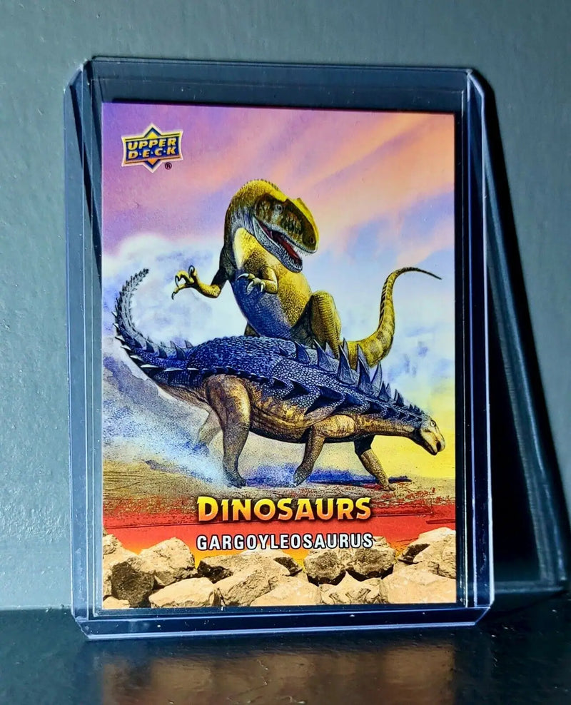 2015 Upper Deck Dinosaurs Gargoyleosaurus Extinction Red Parallel #94 Card - Non-Sports Card Single