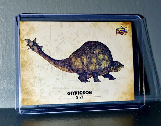 2015 Upper Deck Dinosaurs Glyptodon #S-28 Trading Sticker Card - Non-Sports Card Single