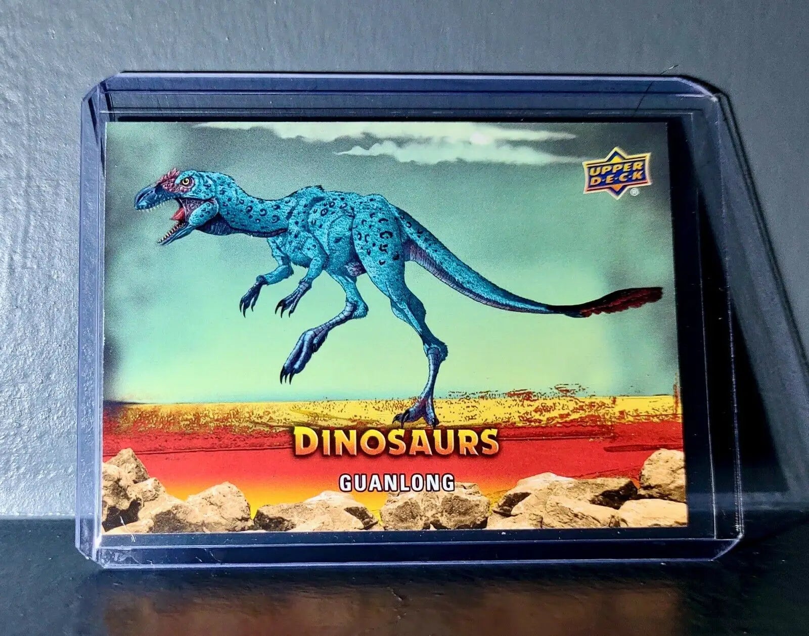 2015 Upper Deck Dinosaurs Guanlong Extinction Red Parallel #67 Card - Non-Sports Card Single