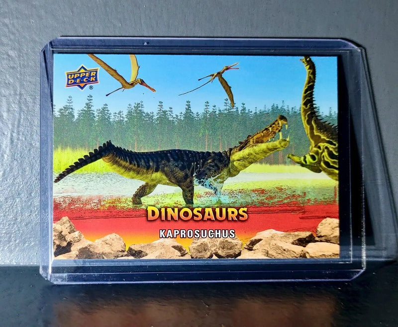 2015 Upper Deck Dinosaurs Kaprosuchus Extinction Red Parallel #68 Card - Non-Sports Card Single