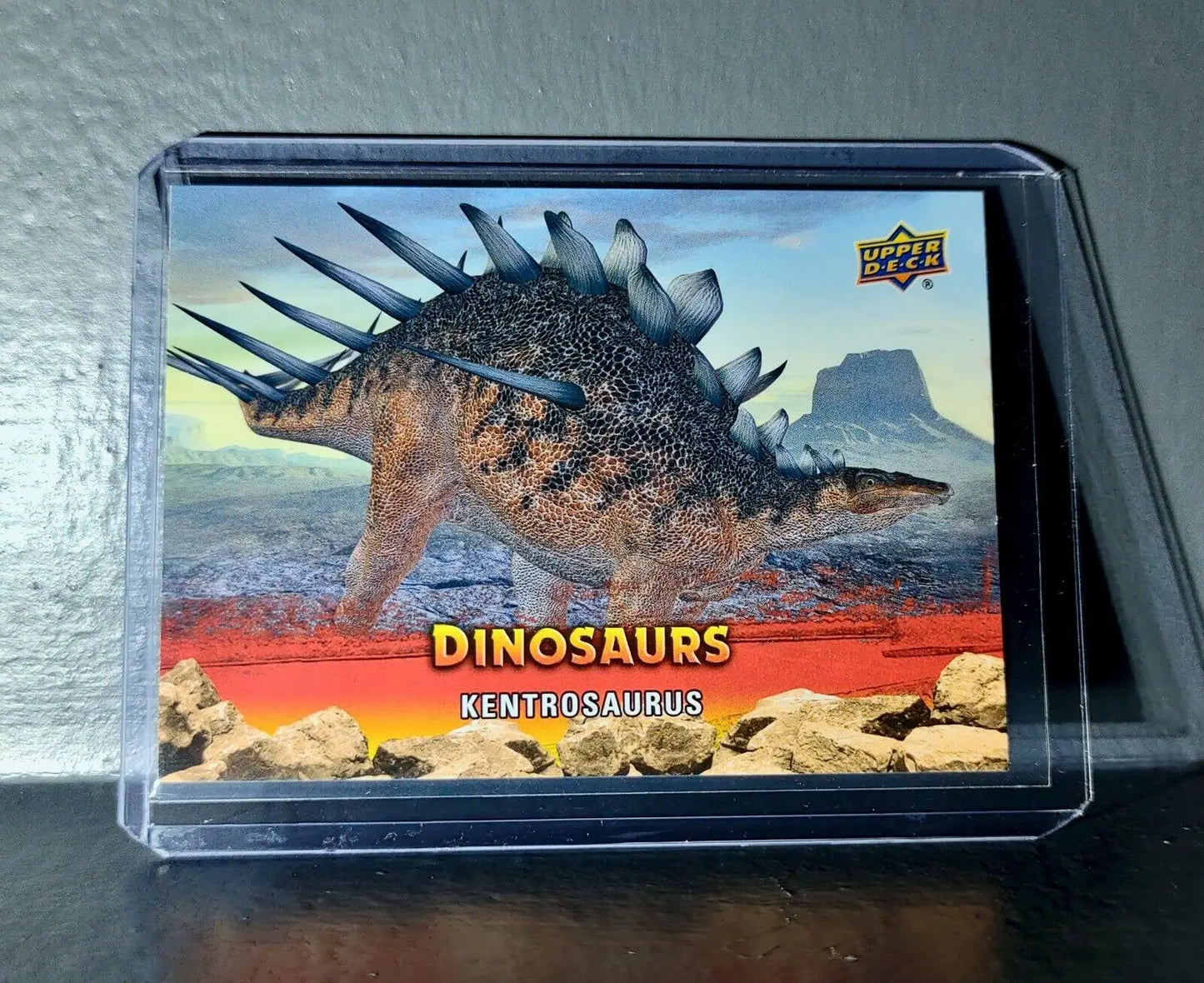 2015 Upper Deck Dinosaurs Kentrosaurus Extinction Red Parallel #54 Card - Non-Sports Card Single