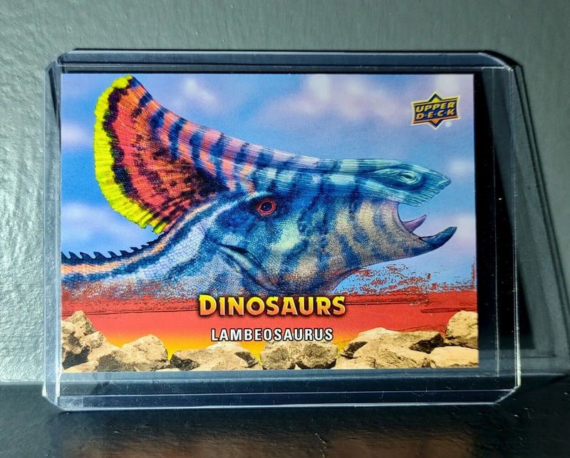 2015 Upper Deck Dinosaurs Lambeosaurus Extinction Red Parallel #52 Card - Non-Sports Card Single