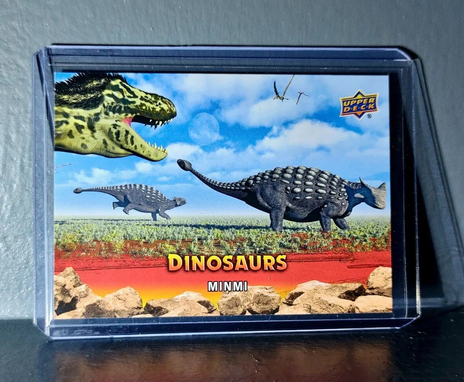 2015 Upper Deck Dinosaurs Minmi Extinction Red Parallel #85 Card - Non-Sports Card Single