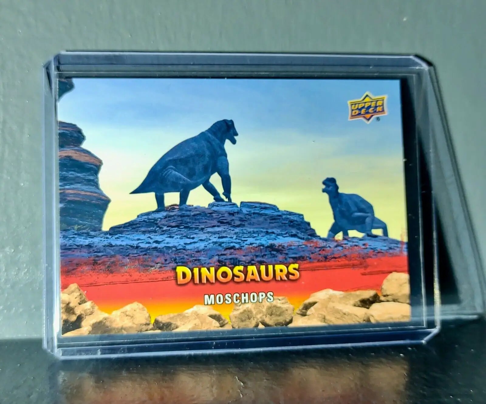 2015 Upper Deck Dinosaurs Moschops Extinction Red Parallel #20 Card - Non-Sports Card Single