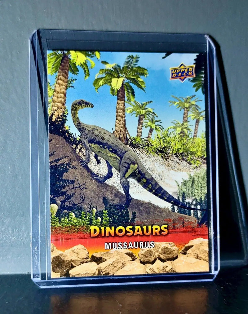 2015 Upper Deck Dinosaurs Mussaurus Extinction Red Parallel #29 Card