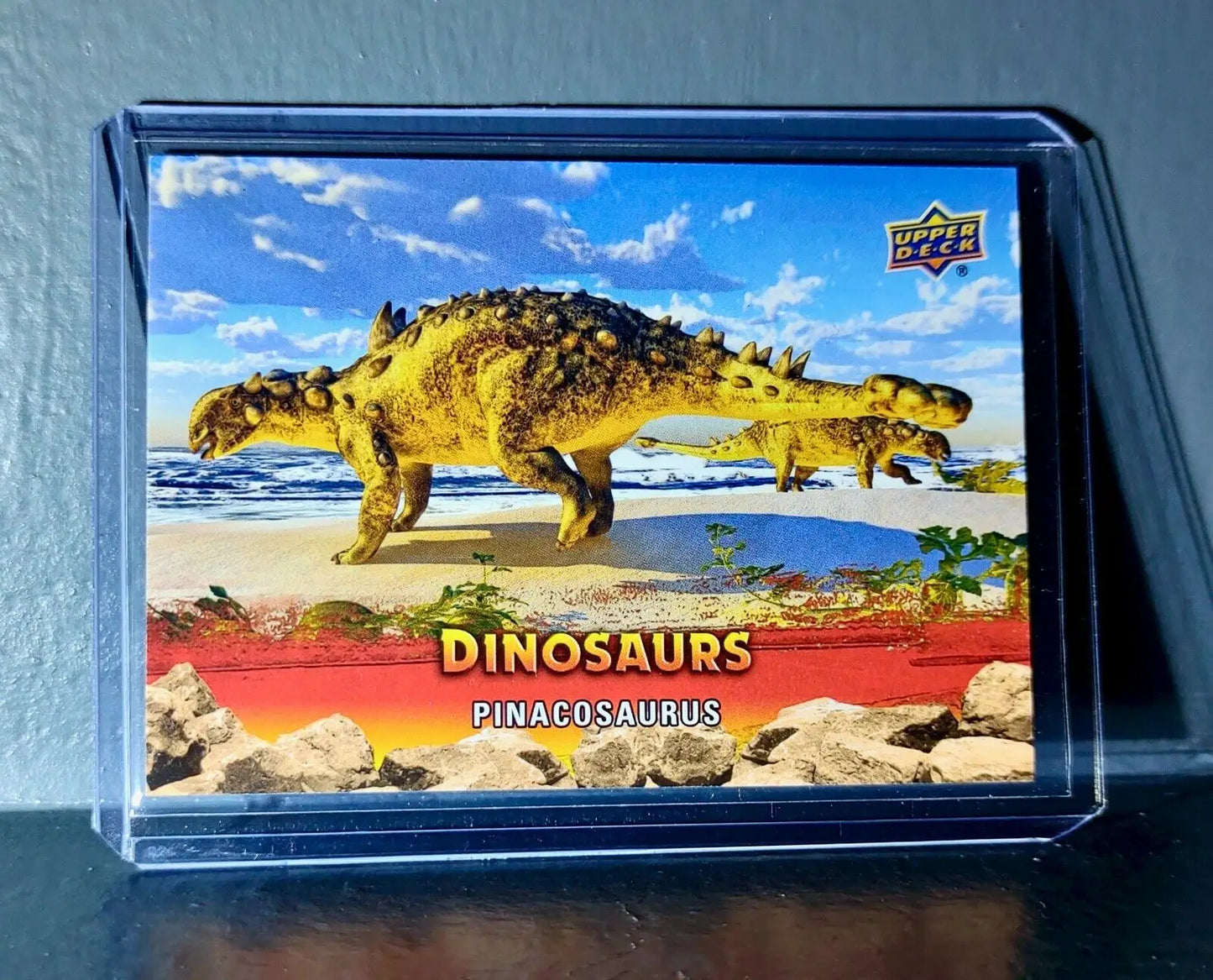 2015 Upper Deck Dinosaurs Pinacosaurus Extinction Red Parallel #83 Card - Non-Sports Card Single