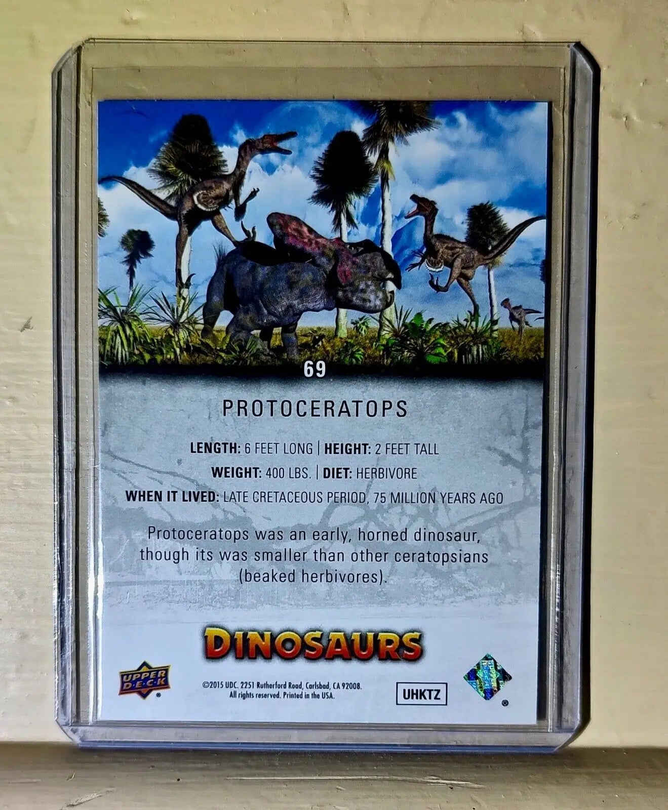 2015 Upper Deck Dinosaurs Protoceratops #69 Card - Non-Sports Card Single