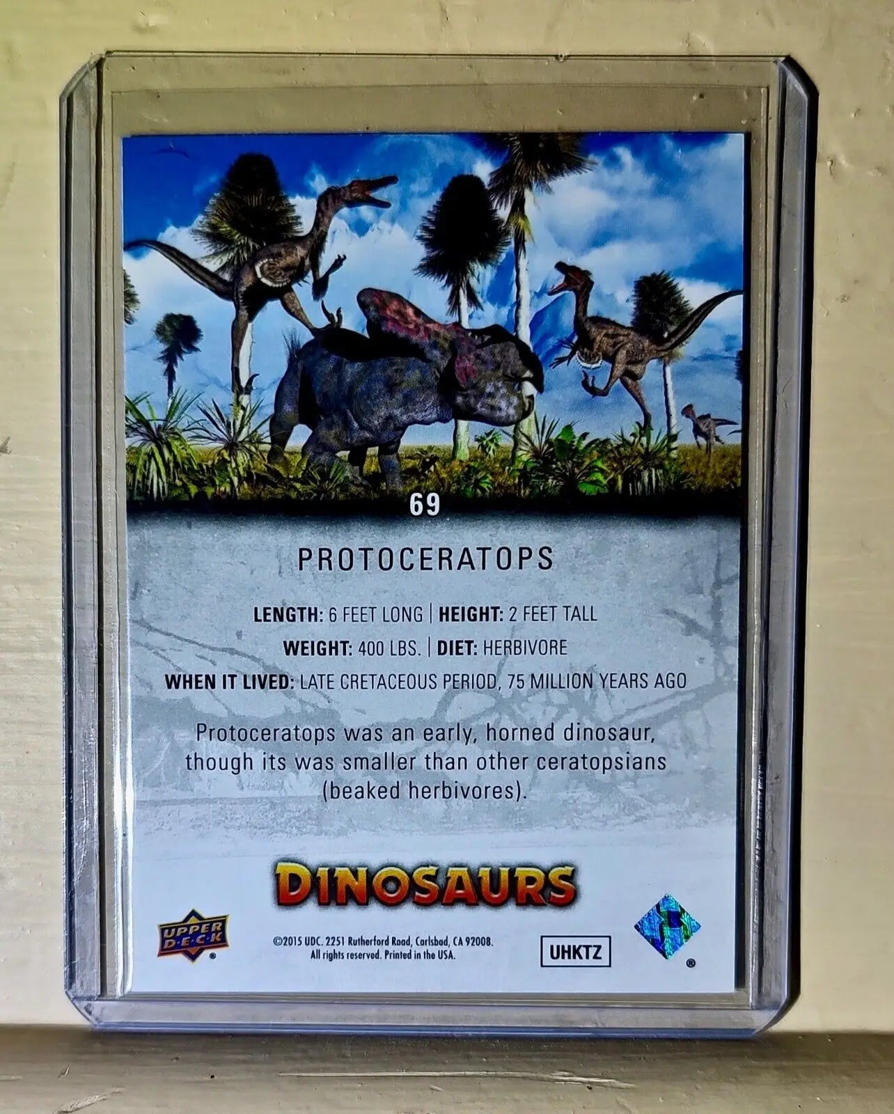 2015 Upper Deck Dinosaurs Protoceratops #69 Card - Non-Sports Card Single