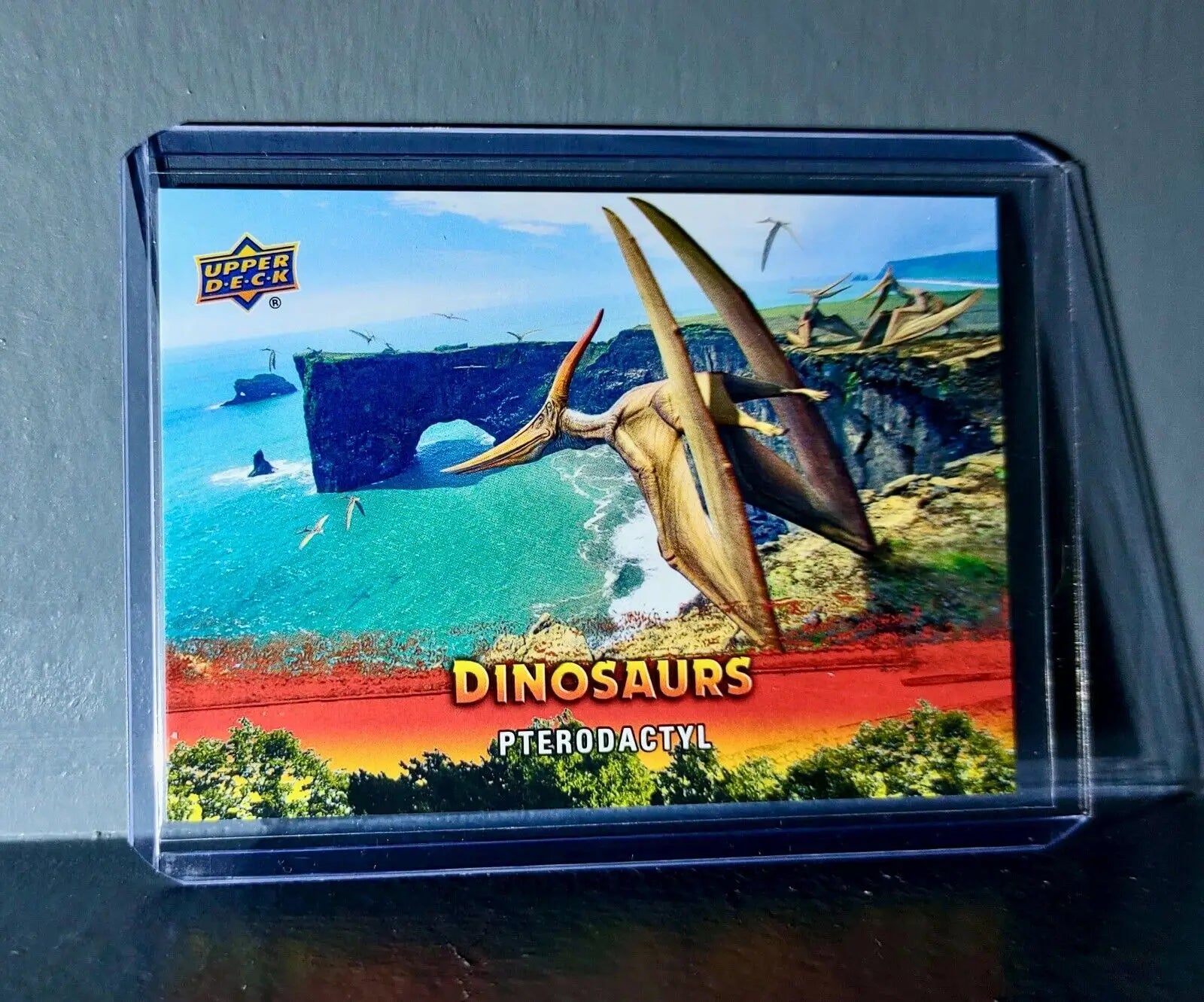 2015 Upper Deck Dinosaurs Pterodactyl Extinction Red Parallel #44 Card - Non-Sports Card Single
