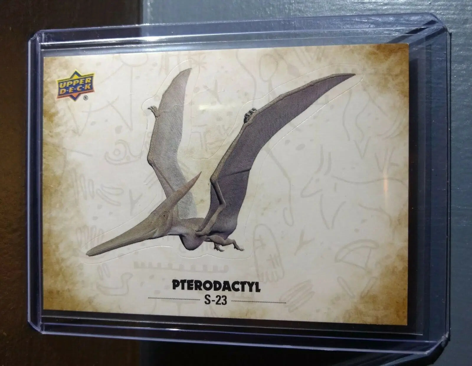 2015 Upper Deck Dinosaurs Pterodactyl #S-23 Trading Sticker Card - Non-Sports Card Single