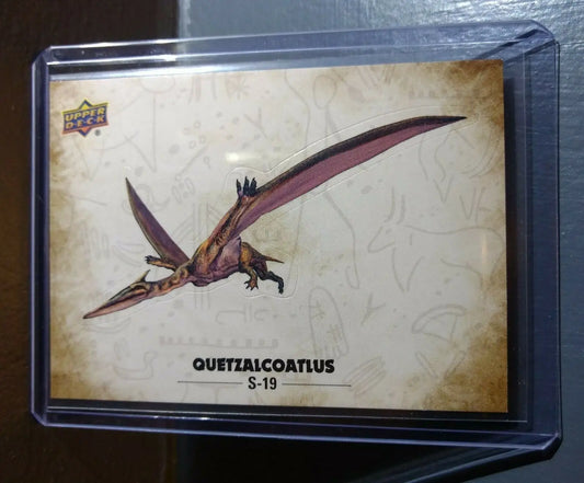 2015 Upper Deck Dinosaurs Quetzalcoatlus #S-19 Trading Sticker Card - Non-Sports Card Single