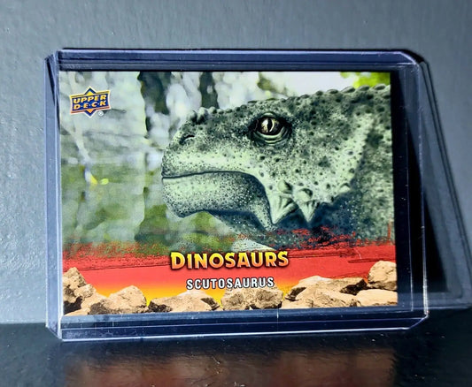 2015 Upper Deck Dinosaurs Scutosaurus Extinction Red Parallel #99 Card - Non-Sports Card Single