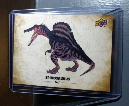 2015 Upper Deck Dinosaurs Spinosaurus #S-7 Trading Sticker Card - Non-Sports Card Single