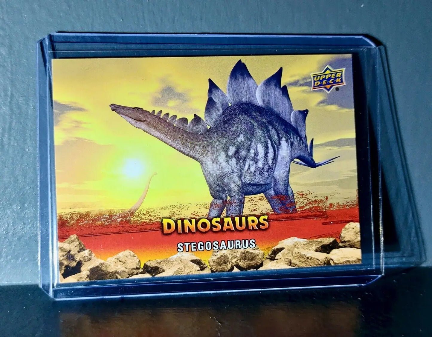 2015 Upper Deck Dinosaurs Stegosaurus Extinction Red Parallel #6 Card - Non-Sports Card Single