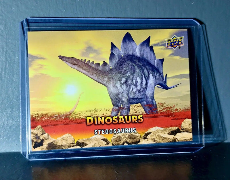 2015 Upper Deck Dinosaurs Stegosaurus Extinction Red Parallel #6 Card - Non-Sports Card Single