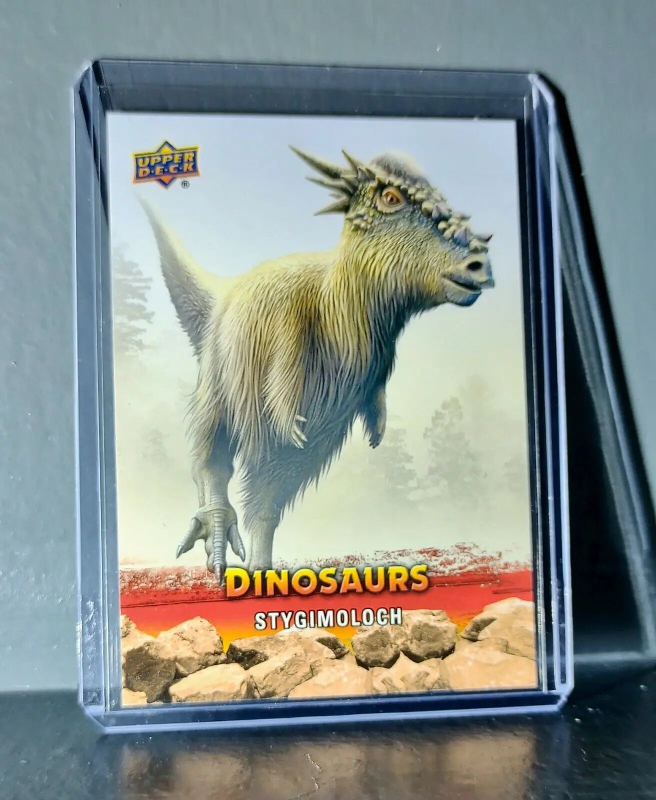 2015 Upper Deck Dinosaurs Stygimoloch Extinction Red Parallel #22 Card - Non-Sports Card Single