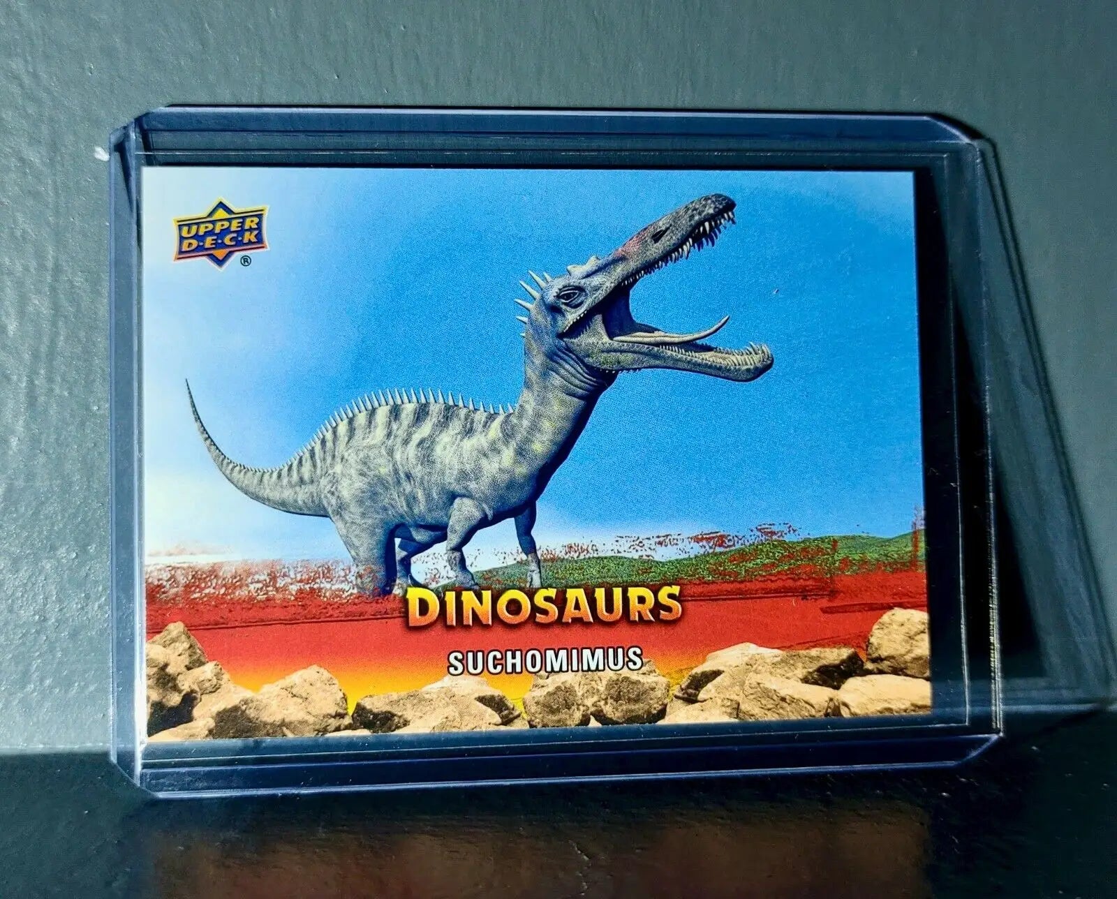 2015 Upper Deck Dinosaurs Suchomimus Extinction Red Parallel #48 Card - Non-Sports Card Single