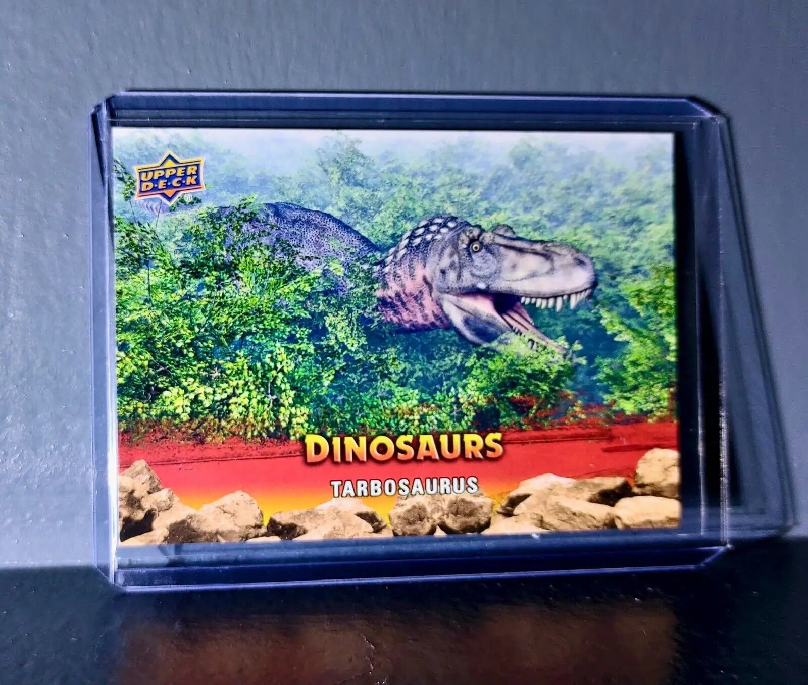 2015 Upper Deck Dinosaurs Tarbosaurus Extinction Red Parallel #47 Card - Non-Sports Card Single