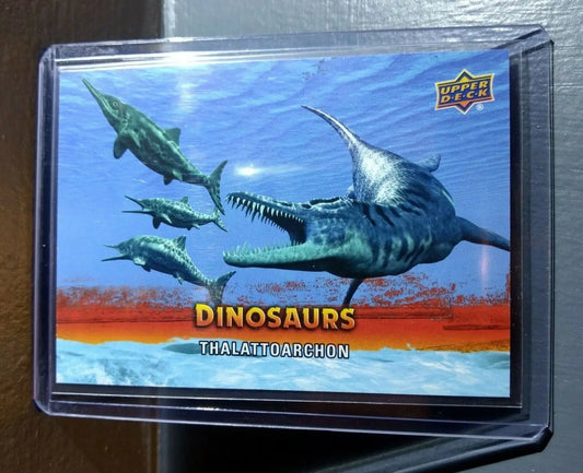 2015 Upper Deck Dinosaurs Thalattoarchon Extinction Red Parallel #116 Card - Non-Sports Card Single